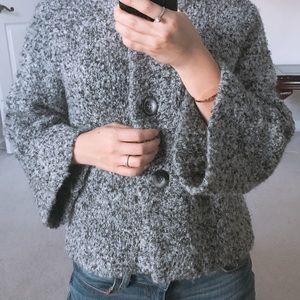 A.GIANNETTI VINTAGE GREY BELL SLEEVE COAT